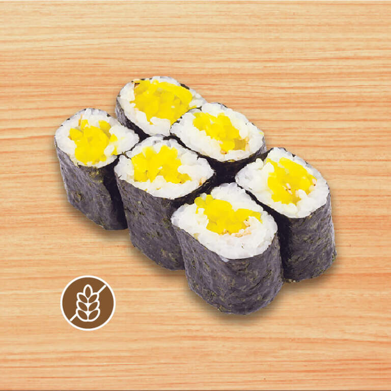 Oshinko Roll (Pickled Radish) Eats Bible