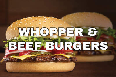 Whopper & Beef Burgers