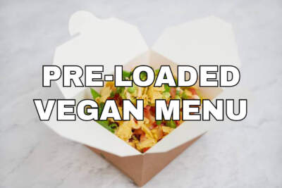 Pre-Loaded Vegan Menu