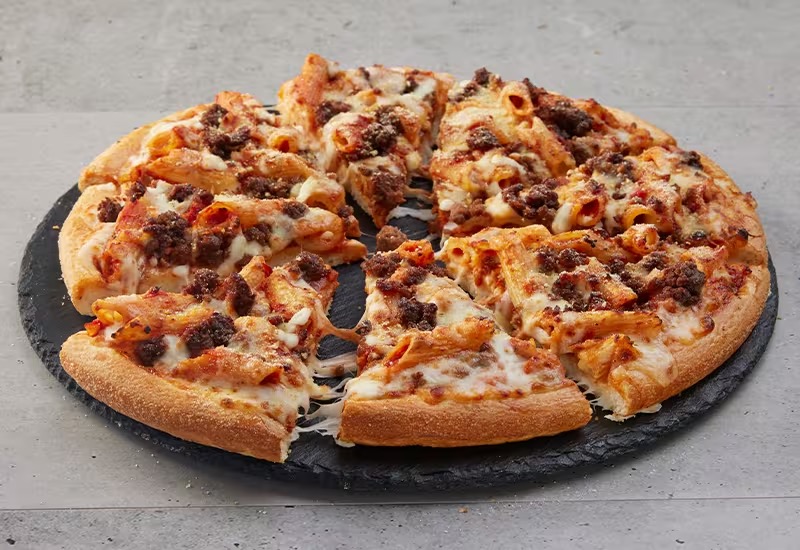 Bologese Pasta Packed Pizza (Domino's) Eats Bible