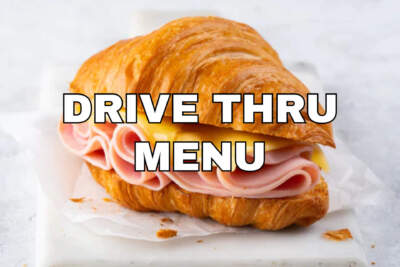 Drive Thru Menu