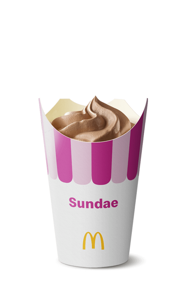 Chocolate Plain Sundae (McDonald's) - Eats Bible