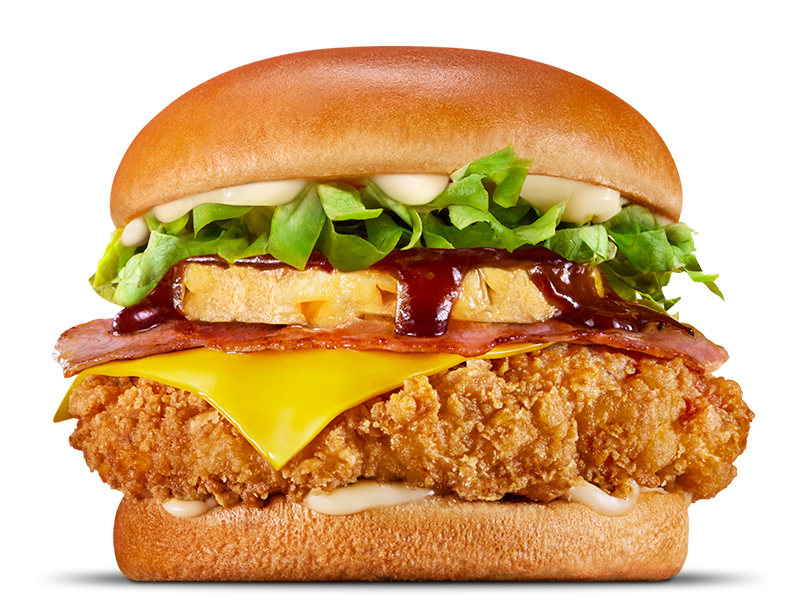 Tropical Jack's Fried Chicken Burger (Hungry Jacks) - Eats Bible